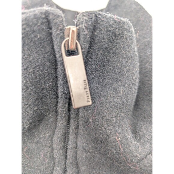 Perry Ellis Portfolio Men's Wool Blend Full Zip Mock Neck Black Winter Coat XL - Picture 2 of 8